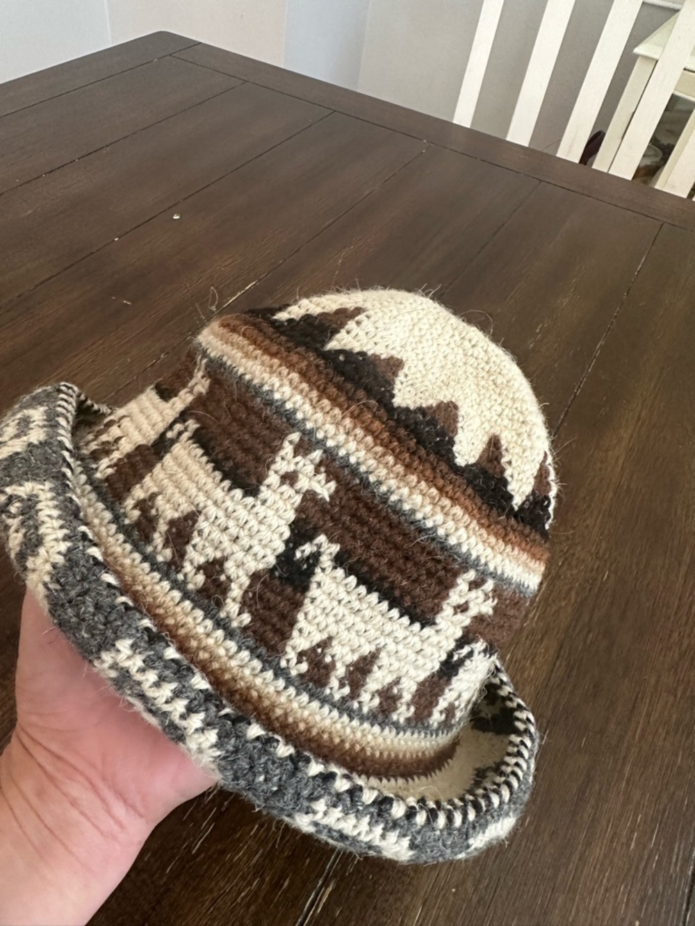 Handmade alpaca hat - Picture 9 of 10